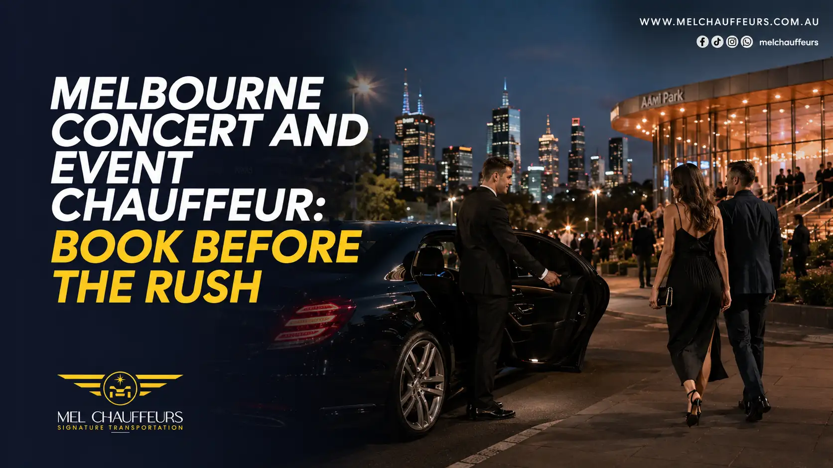  Melbourne Concert and Event Chauffeur: Book Before the Rush