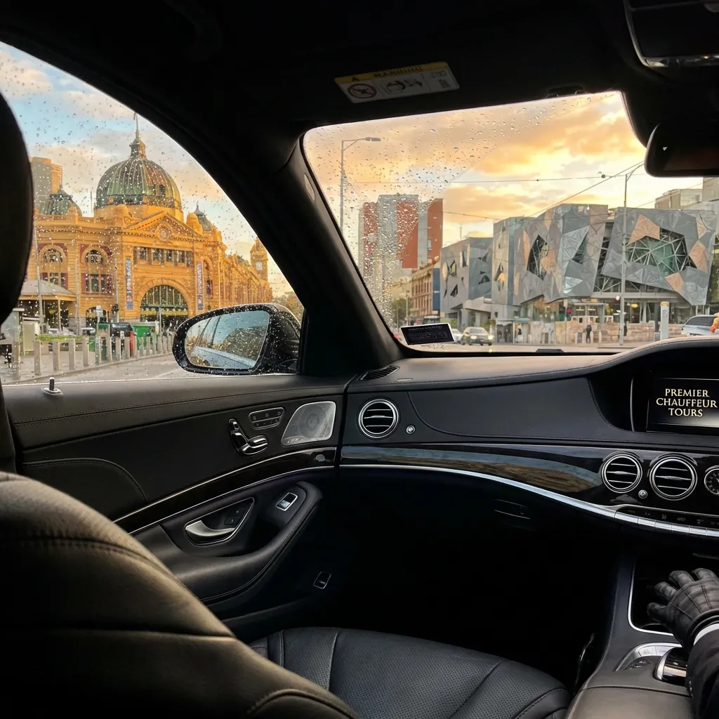 Luxury chauffeur-driven private city tour through Melbourne landmarks